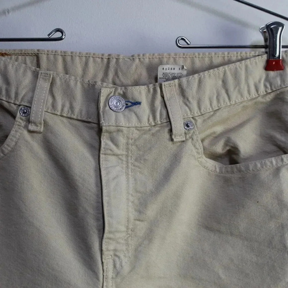 Levi's vintage 577loose fit kahki clam diggers size 8 - Picture 5 of 14